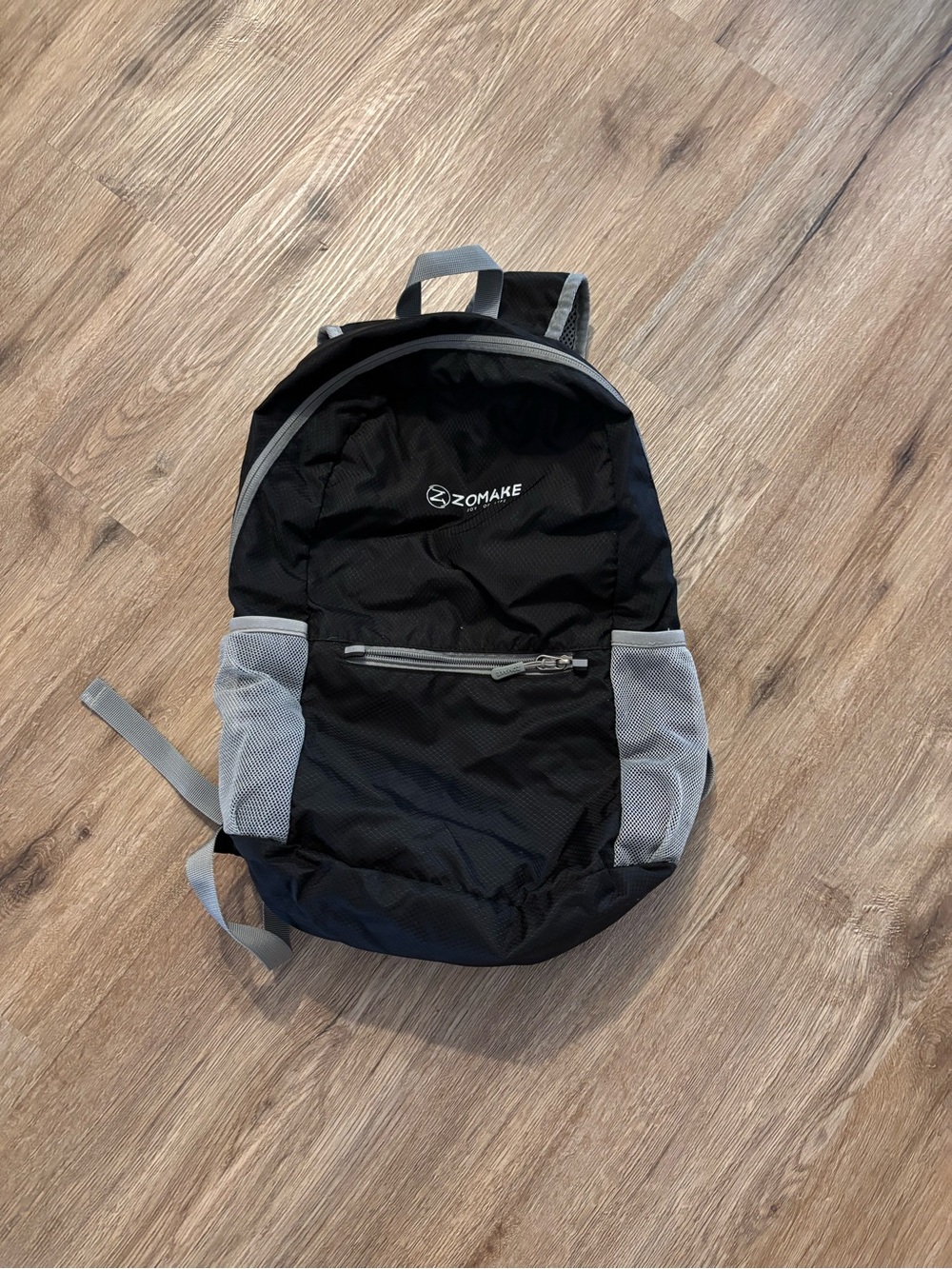 Black and Gray Lightweight Everyday Backpack